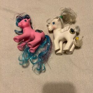Lot of 2 vintage G1 princess My Little Ponies